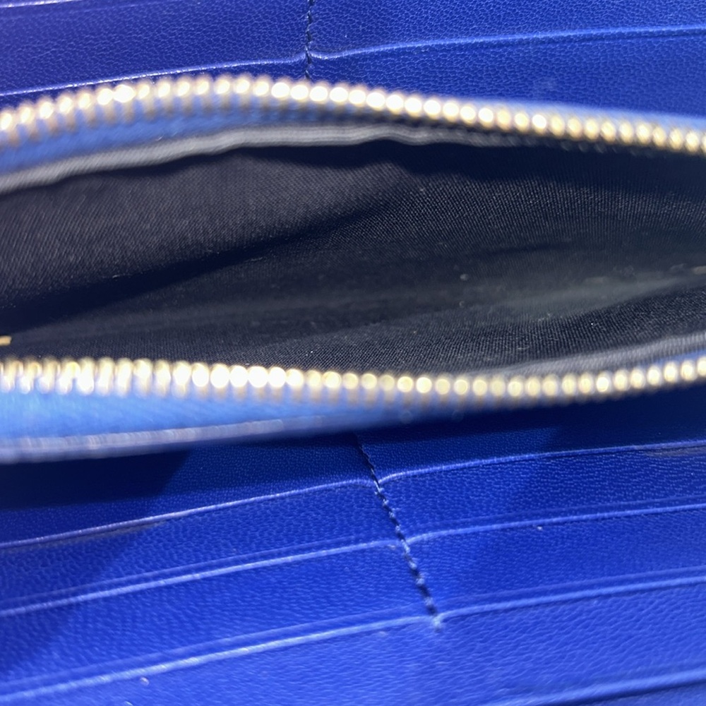 Celine Large Zip Around Multifunction Bicolor Lea… - image 8